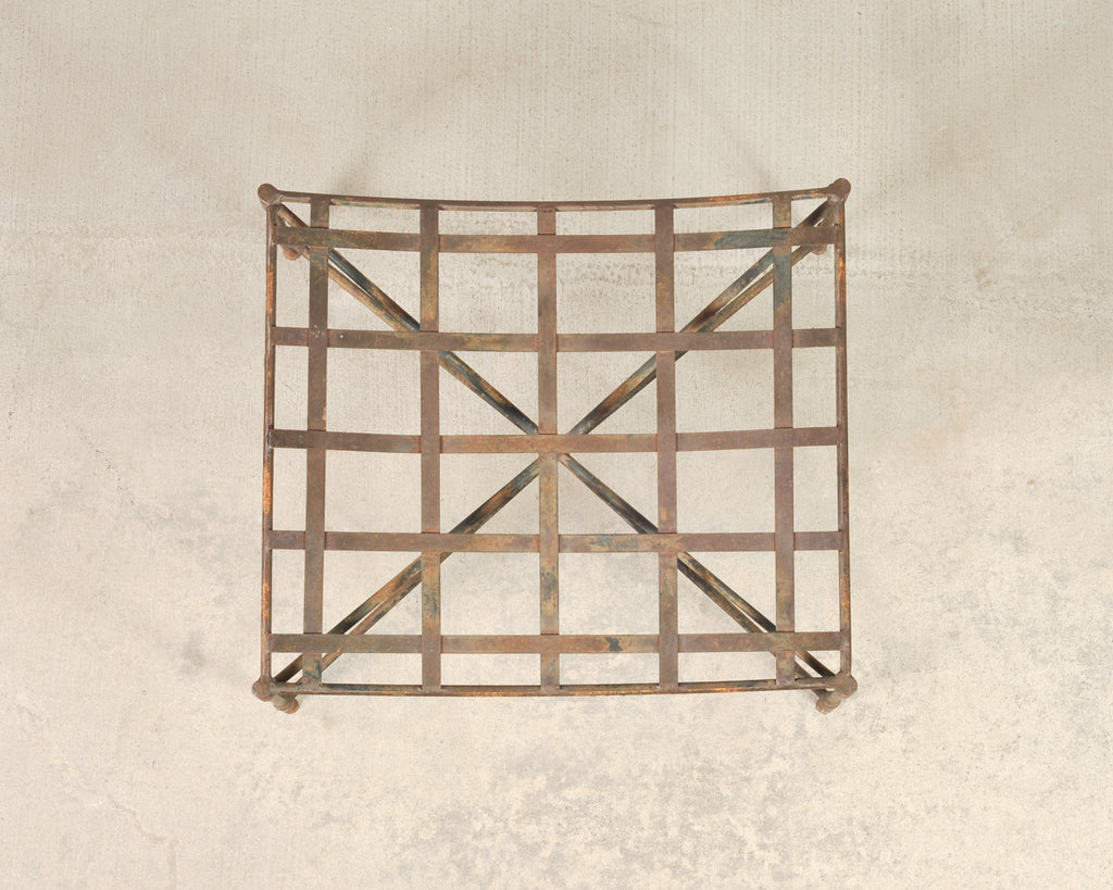 Mario Papperzini Amalfi Iron Garden Lounge Chair + Ottoman