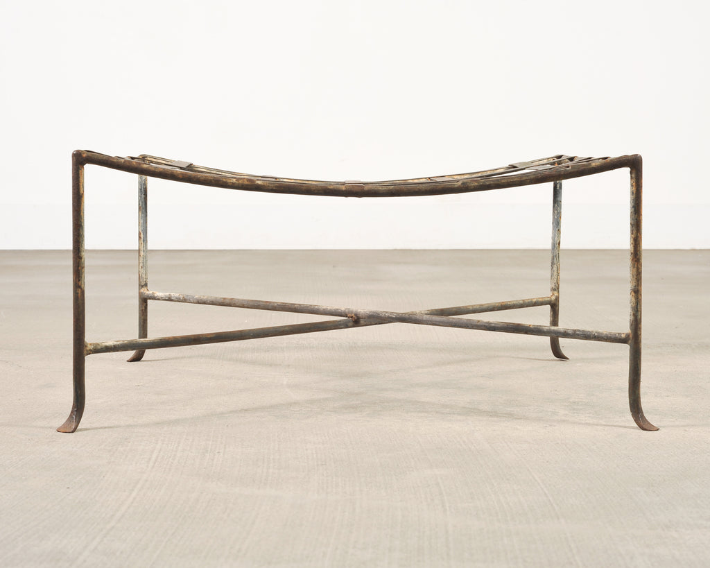 Mario Papperzini Amalfi Iron Garden Lounge Chair + Ottoman