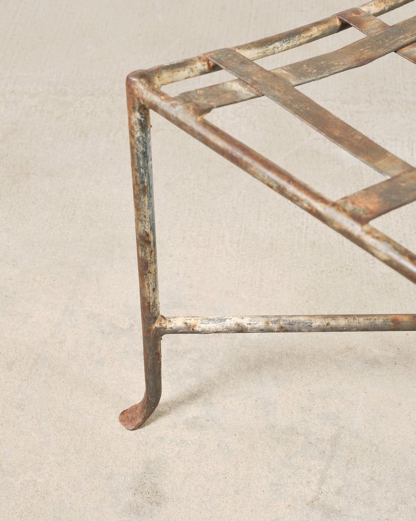 Mario Papperzini Amalfi Iron Garden Lounge Chair + Ottoman