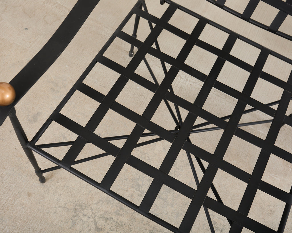 Janus et Cie Amalfi Lounge Chair and Ottoman After Papperzini