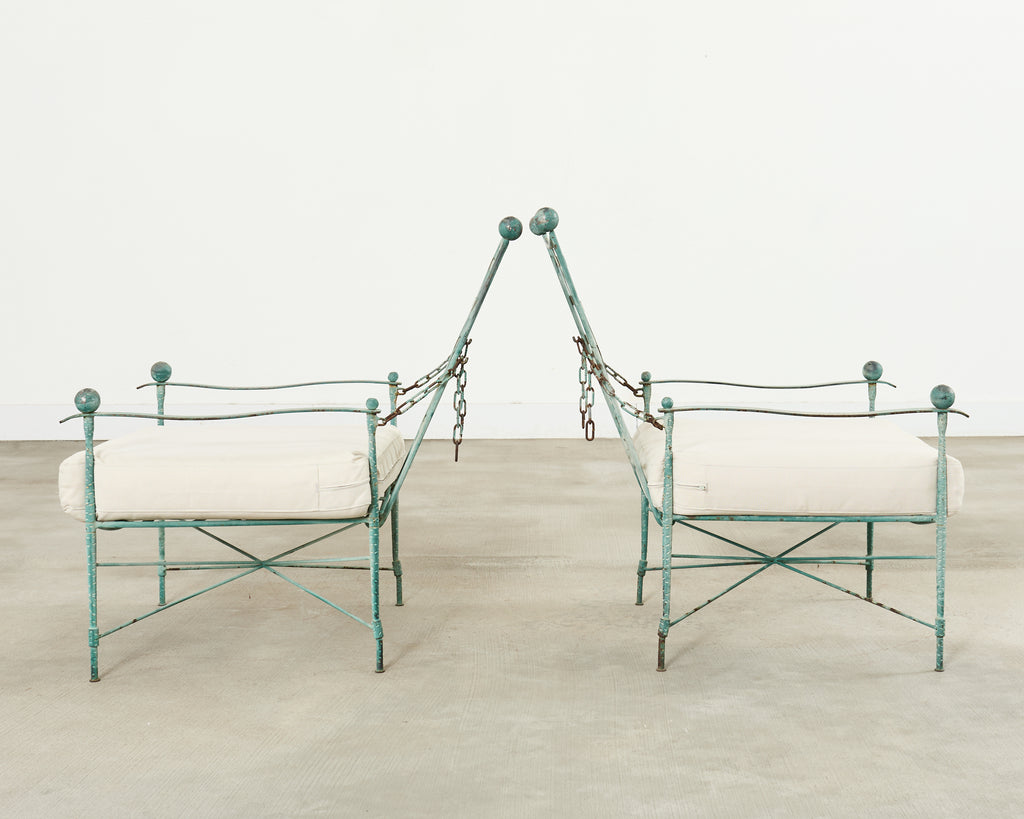 Pair of Mario Papperzini for Salterini Garden Lounge Chairs