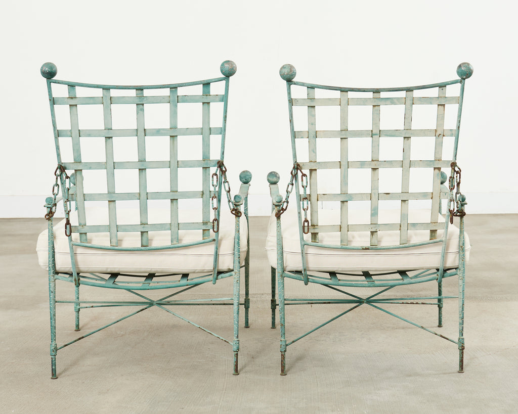 Pair of Mario Papperzini for Salterini Garden Lounge Chairs