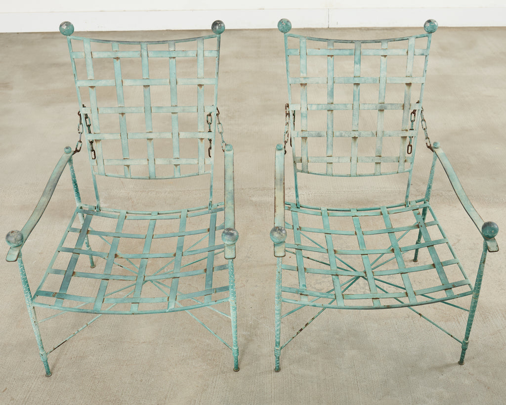 Pair of Mario Papperzini for Salterini Garden Lounge Chairs