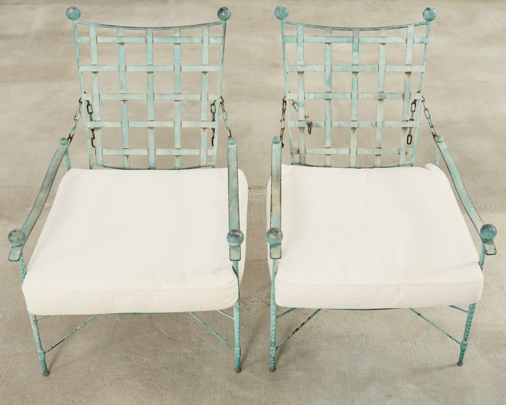 Pair of Mario Papperzini for Salterini Garden Lounge Chairs