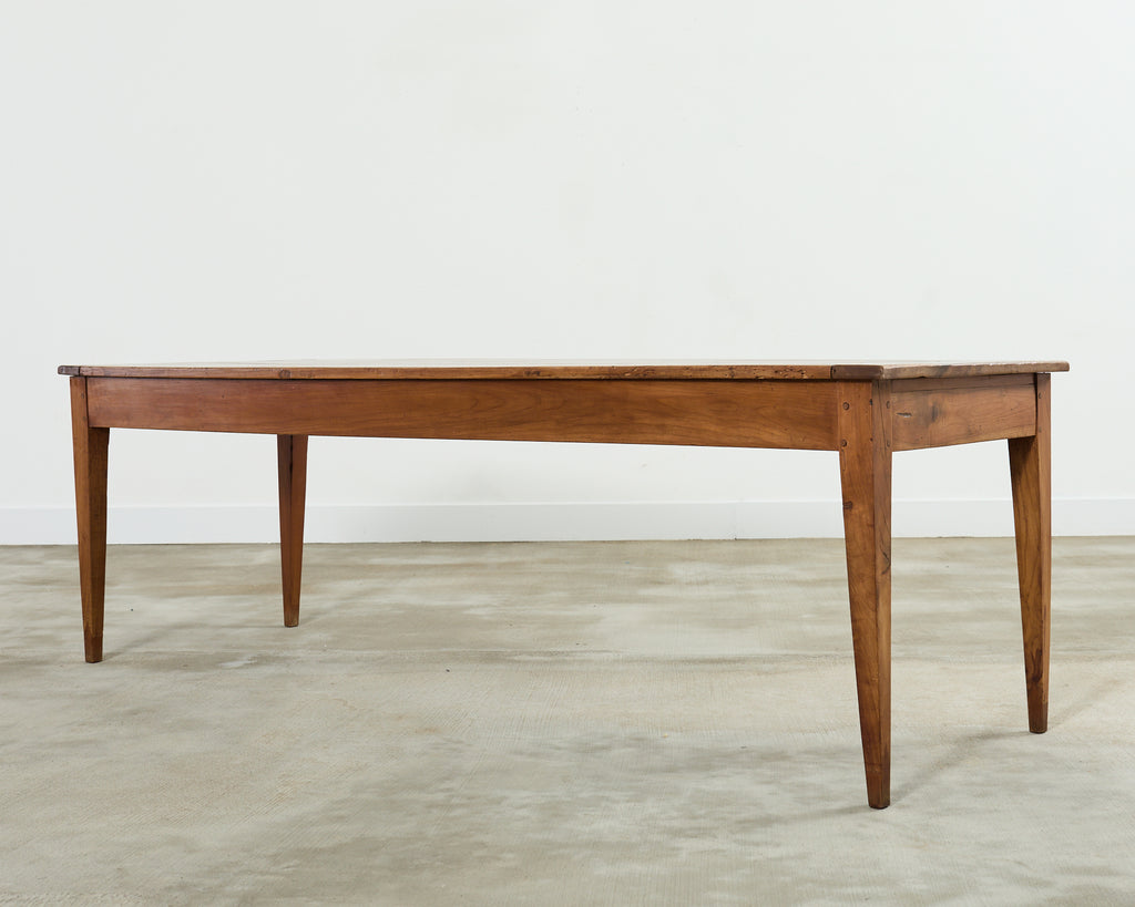 19th Century Country French Provincial Fruitwood Farmhouse Dining Table