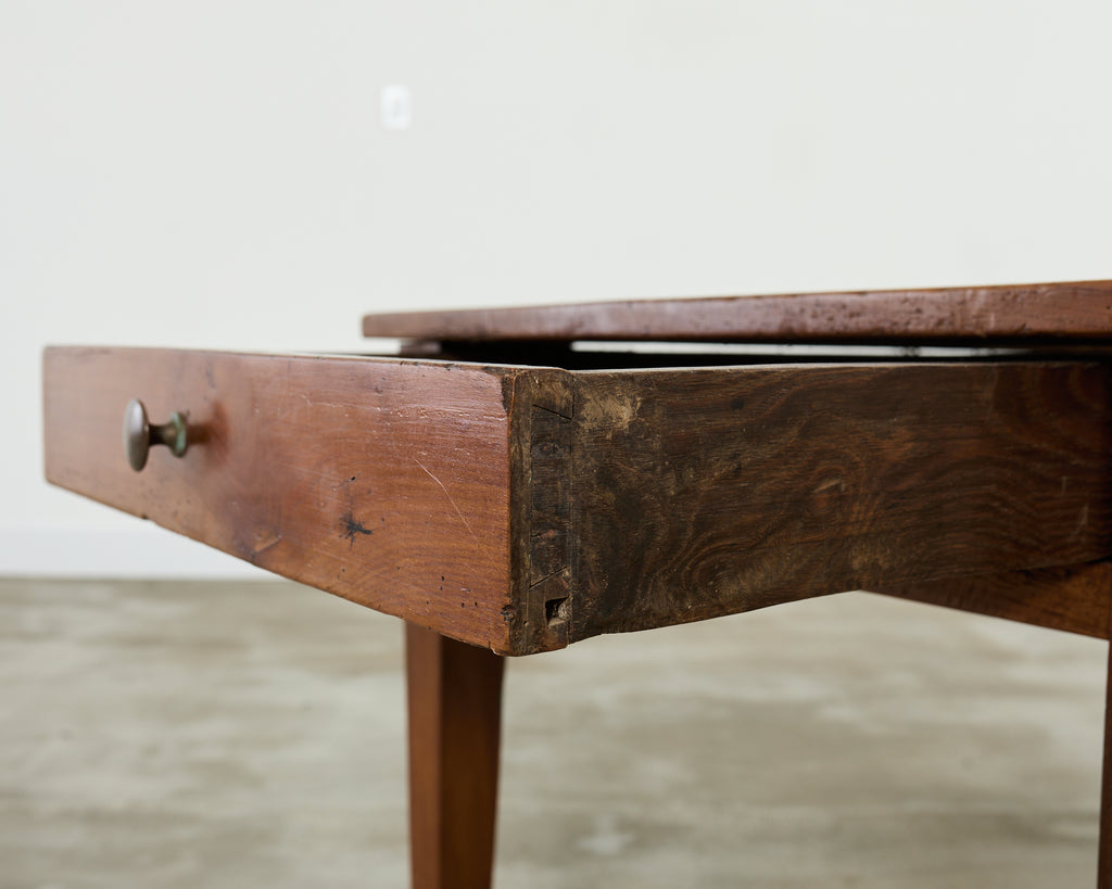 19th Century Country French Provincial Fruitwood Farmhouse Dining Table