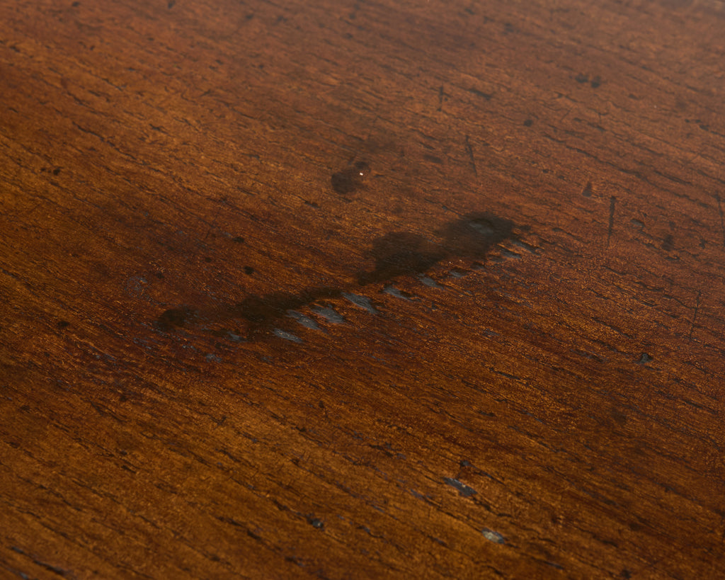 19th Century Country French Provincial Walnut Farmhouse Dining Table