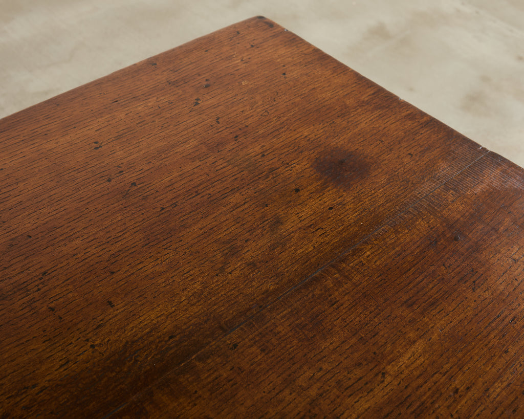 19th Century Country French Provincial Walnut Farmhouse Dining Table