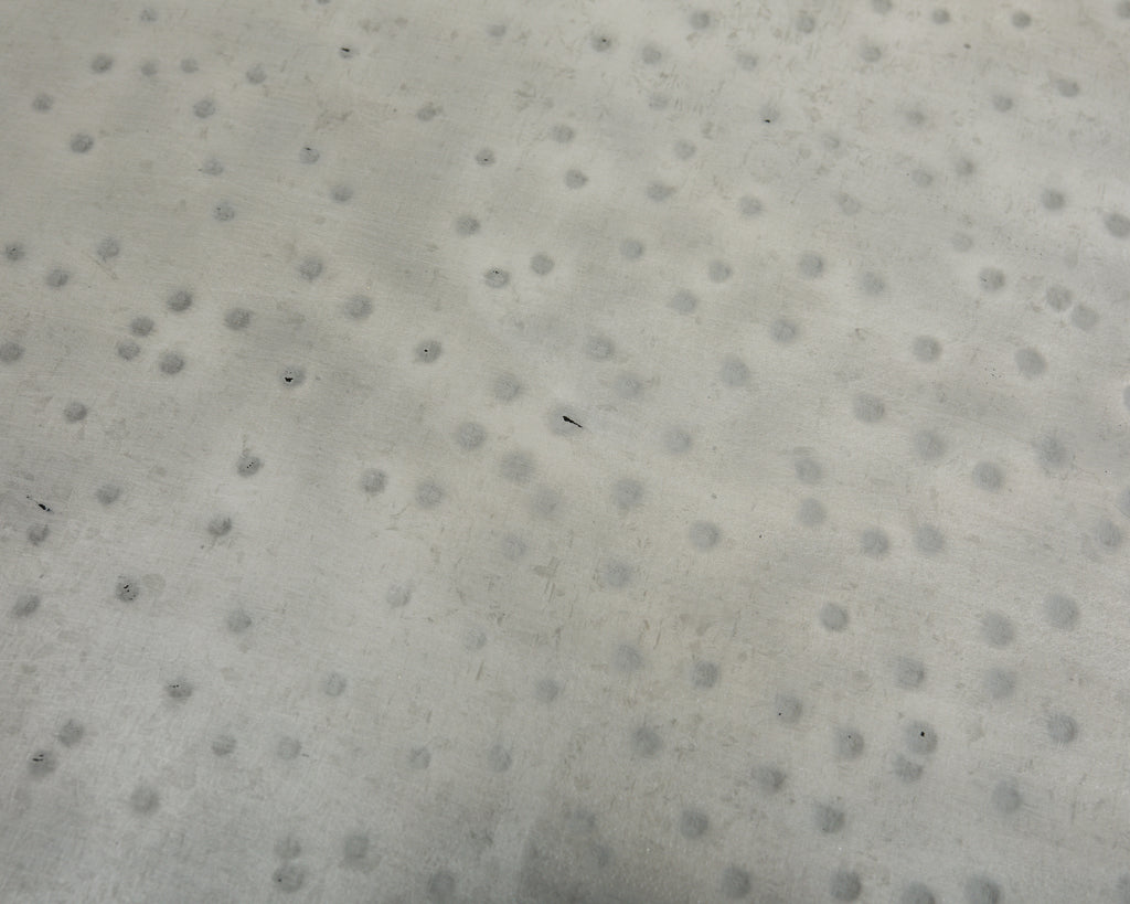 French Art Nouveau Triple Pedestal Iron Bronze Table