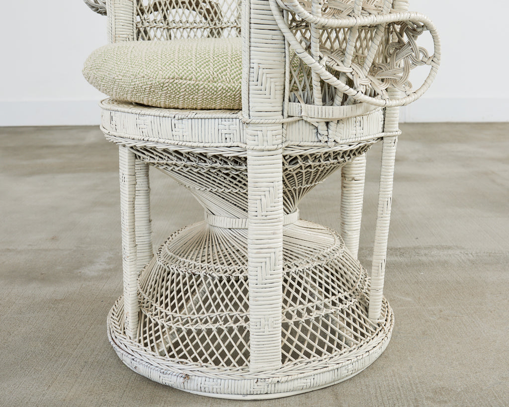 1970s Emmanuelle Peacock Chair