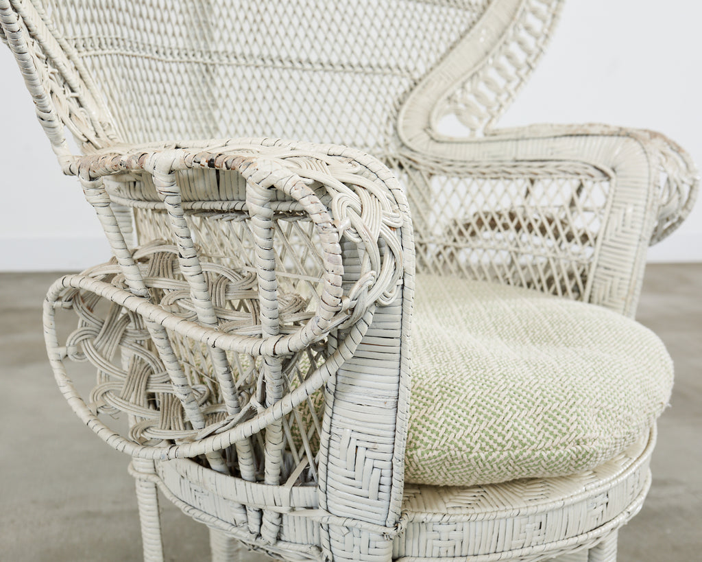 1970s Emmanuelle Peacock Chair