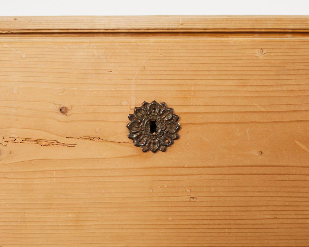 19th Century Country English Provincial Pine Chest of Drawers