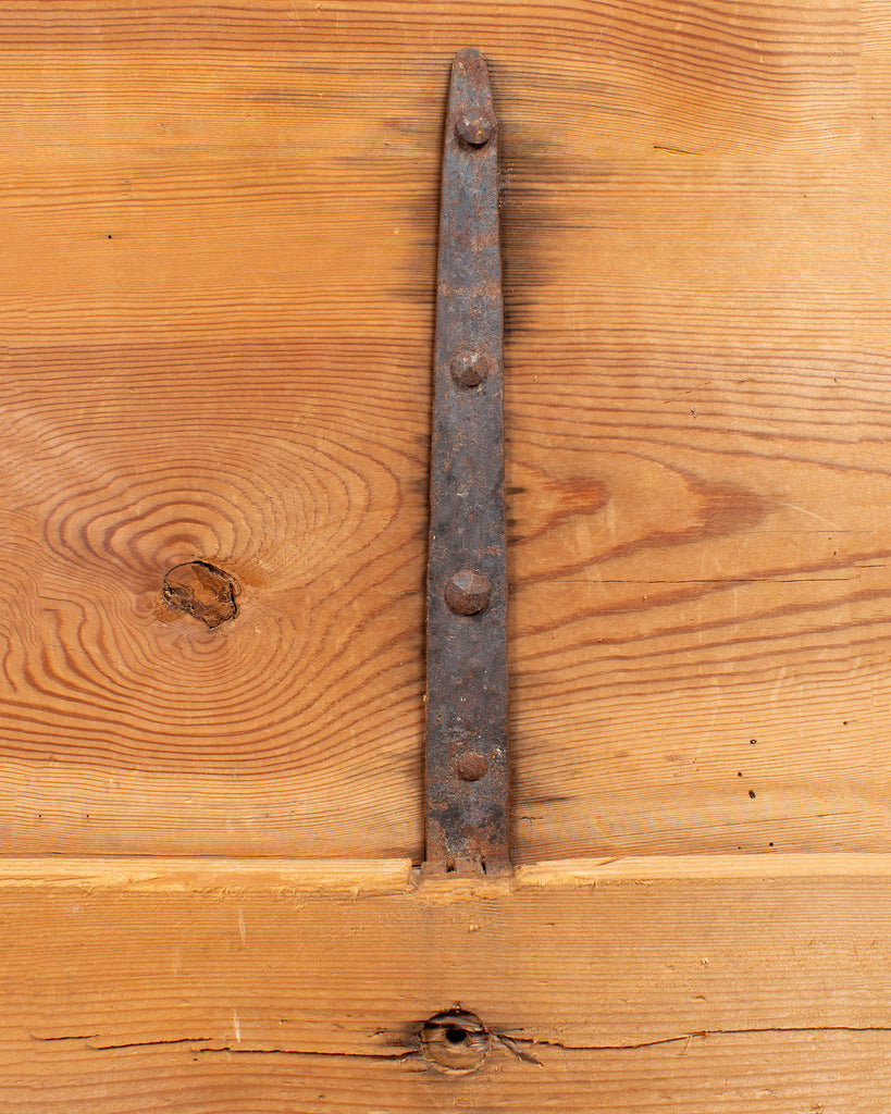 18th Century Dutch Baroque Style Pine Mule Blanket Chest