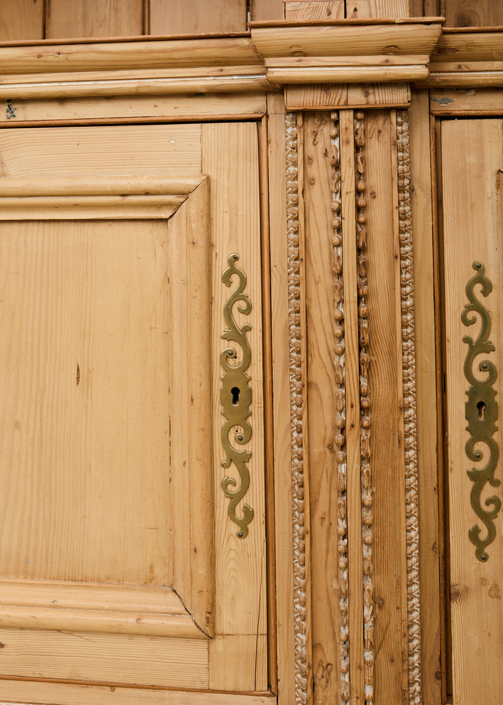 19th Century French Pine Library Bibliotheque Bookcase