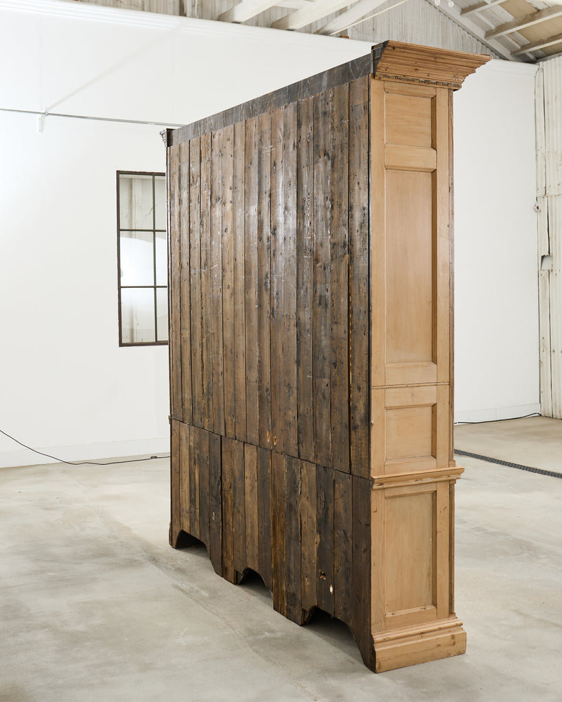 19th Century French Pine Library Bibliotheque Bookcase