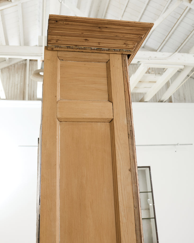 19th Century French Pine Library Bibliotheque Bookcase