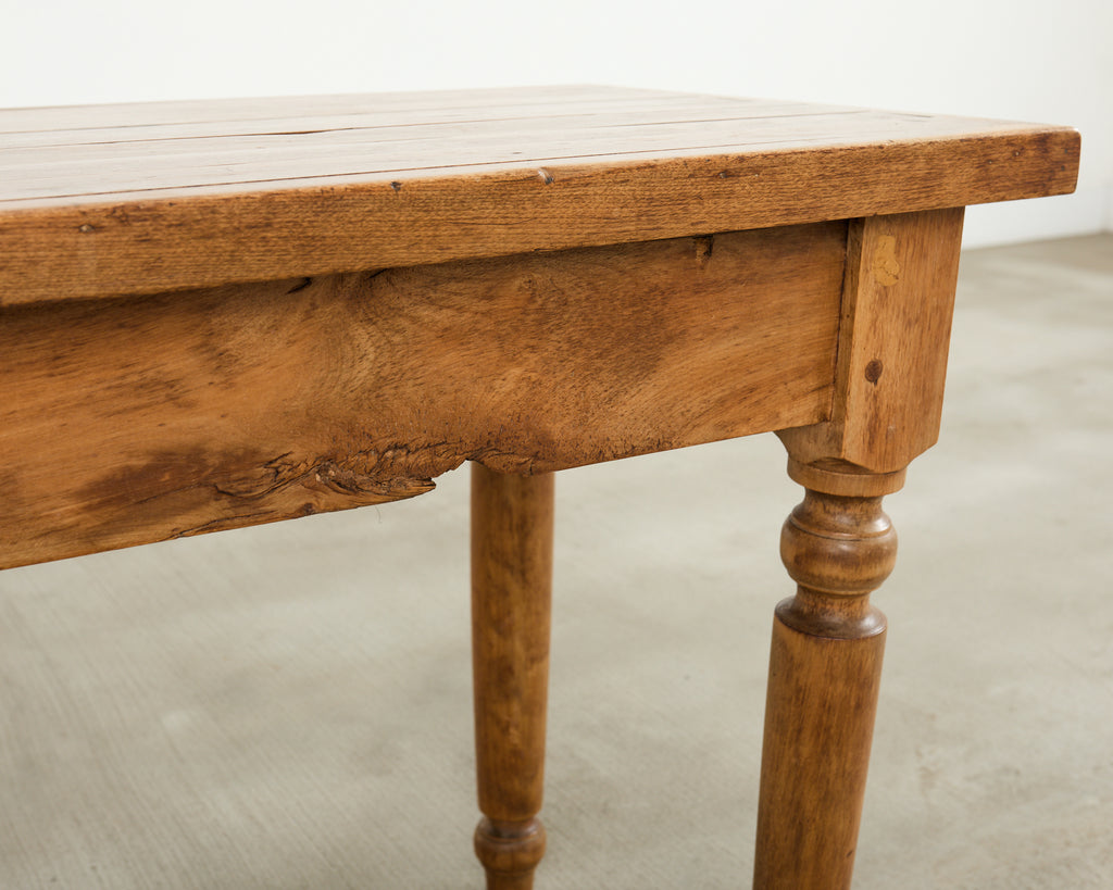 Country Farmhouse Hardwood Console Display Sofa Table 8 Ft