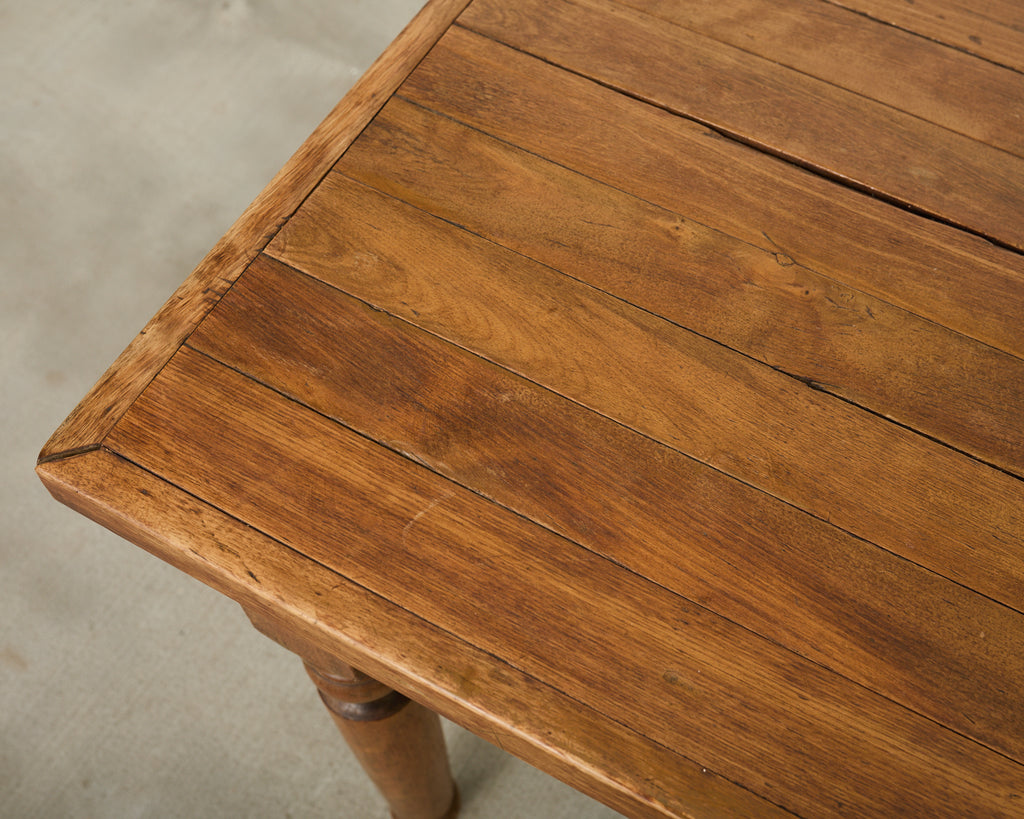 Country Farmhouse Hardwood Console Display Sofa Table 8 Ft