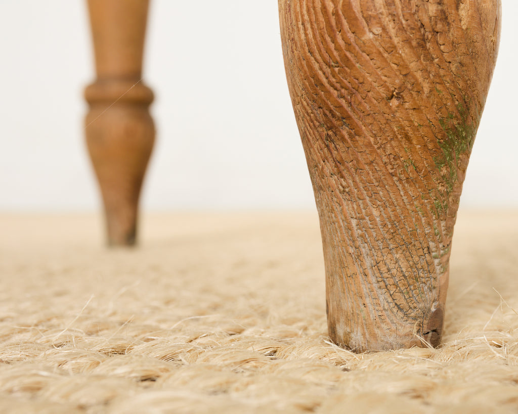Country English Farmhouse Pine Three Drawer Console Table