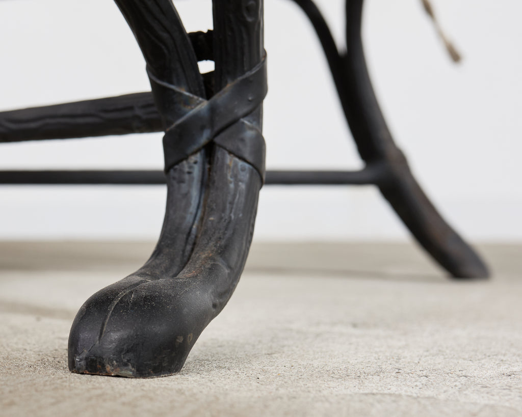 Rose Tarlow Style Iron Twig Garden Six-Piece Patio Suite