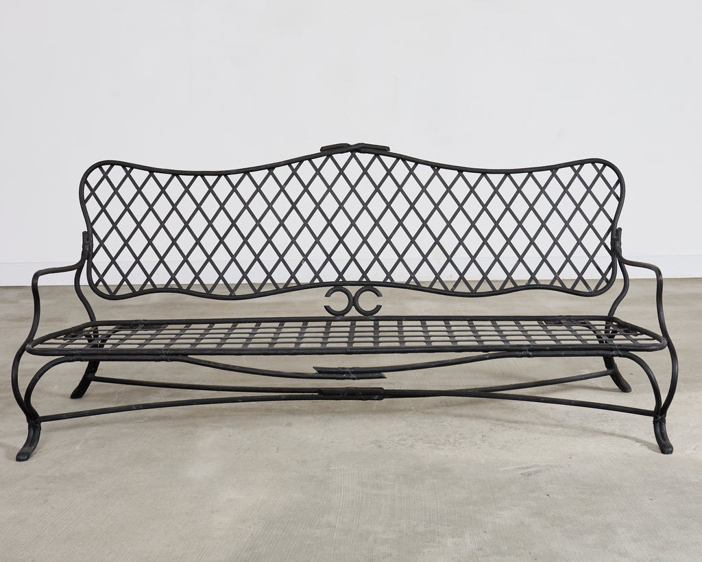 Rose Tarlow Style Iron Twig Garden Six-Piece Patio Suite