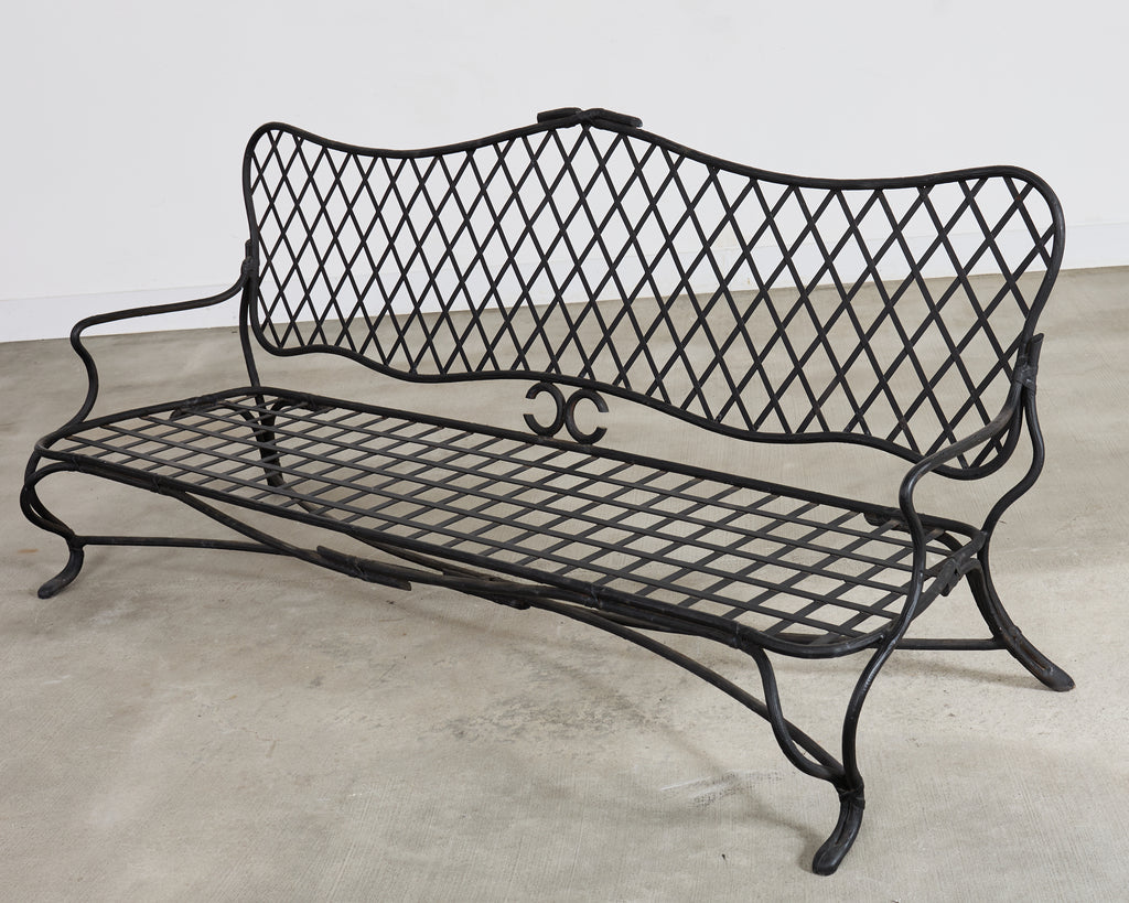 Rose Tarlow Style Iron Twig Garden Six-Piece Patio Suite