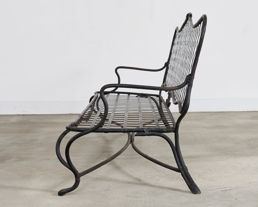 Rose Tarlow Style Iron Twig Garden Six-Piece Patio Suite