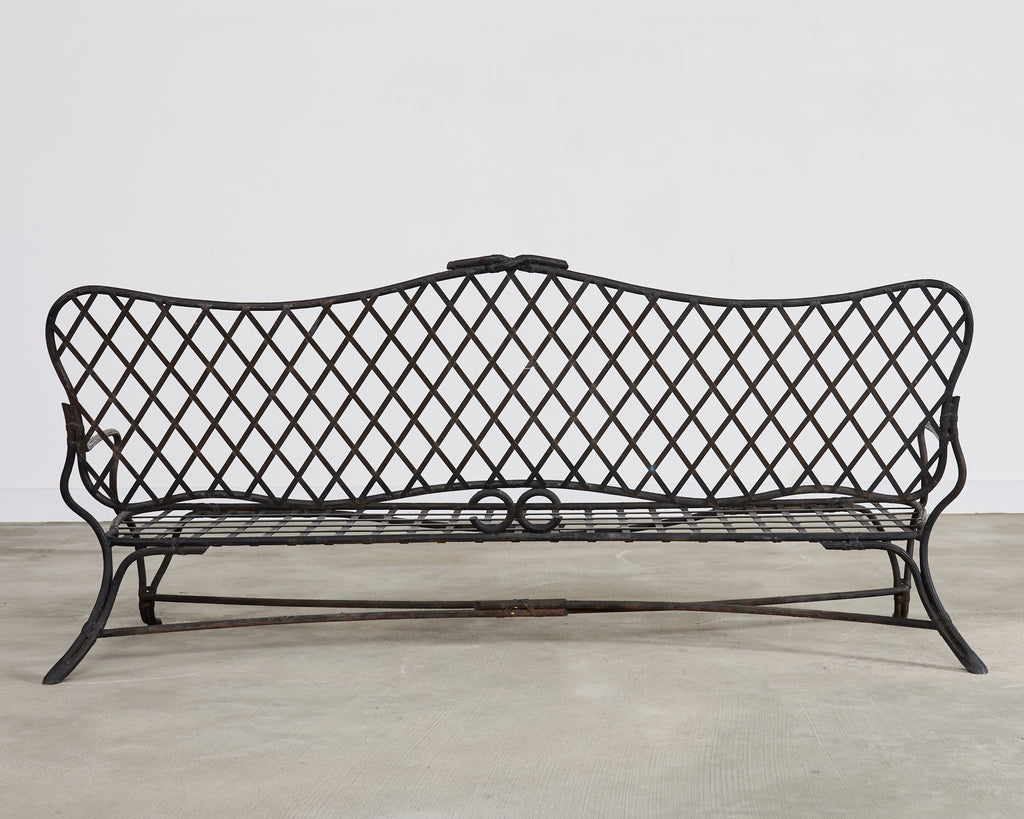 Rose Tarlow Style Iron Twig Garden Six-Piece Patio Suite