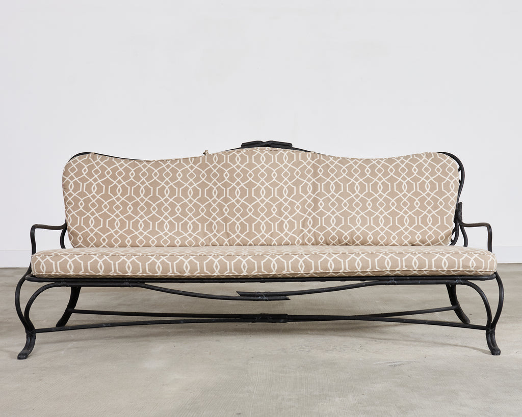 Rose Tarlow Style Iron Twig Garden Six-Piece Patio Suite