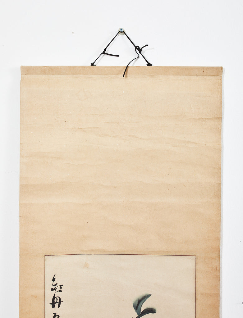 Chinese Hanging Scroll Painting of Camellias Signed Dated