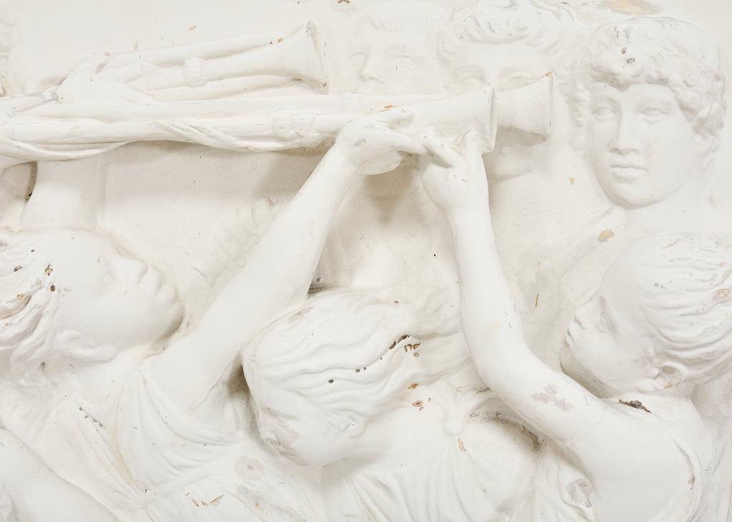 Renaissance Style Plaster Relief Sculpture After Luca della Robbia