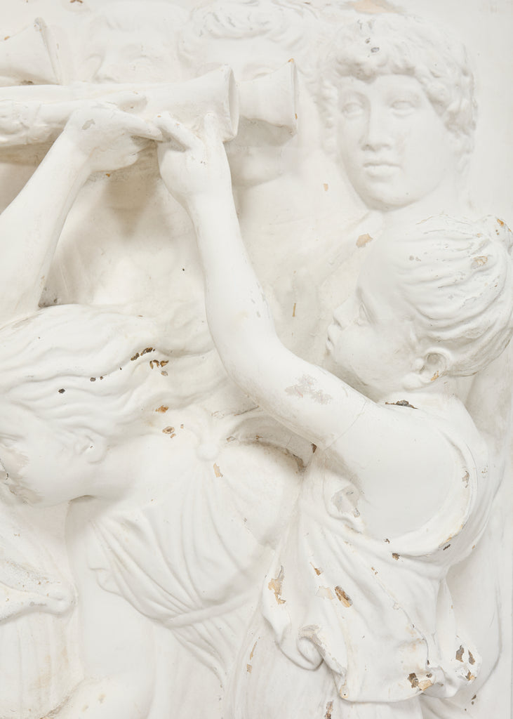 Renaissance Style Plaster Relief Sculpture After Luca della Robbia
