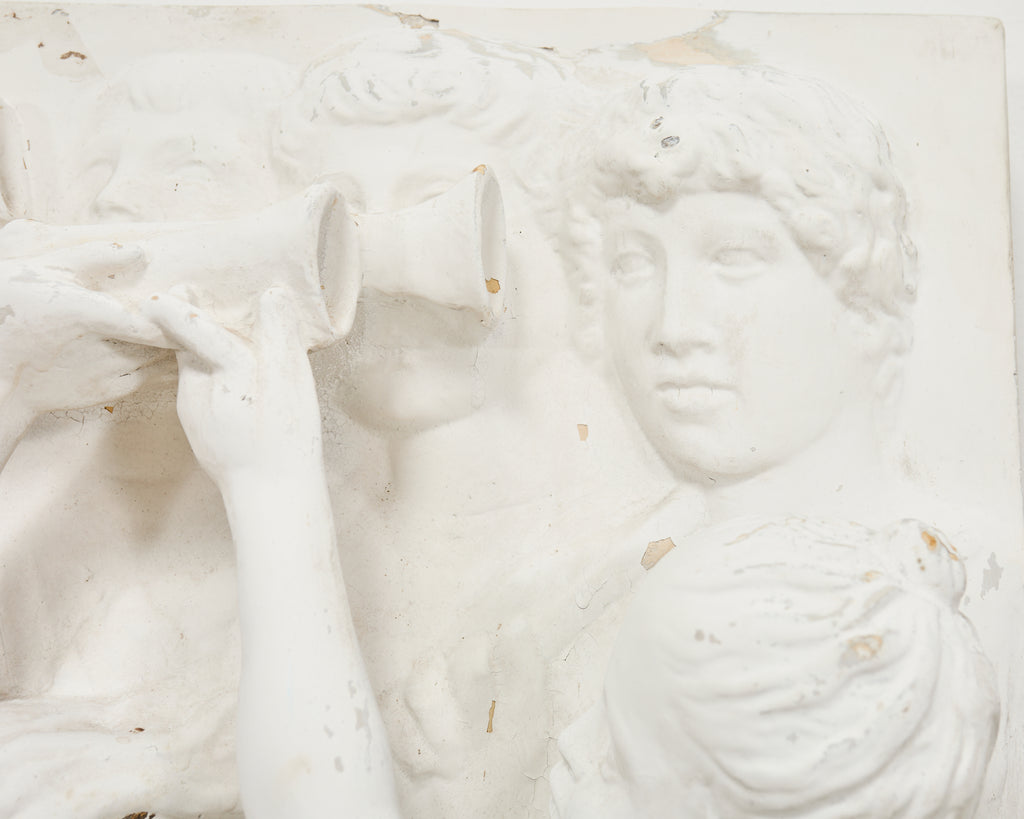Renaissance Style Plaster Relief Sculpture After Luca della Robbia