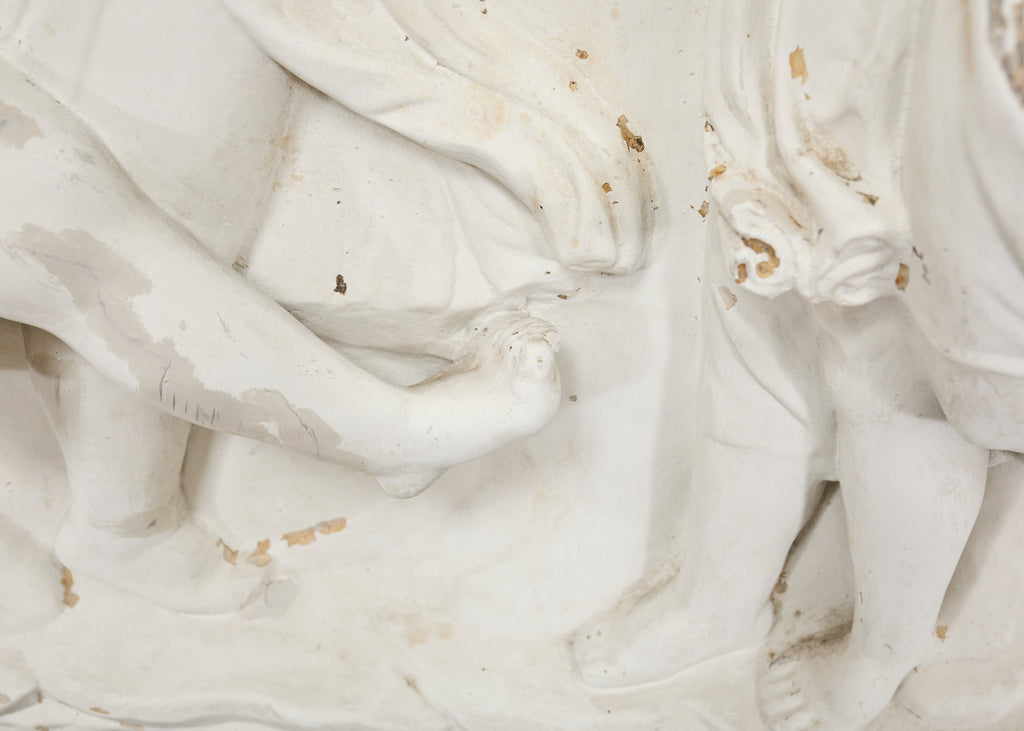 Renaissance Style Plaster Relief Sculpture After Luca della Robbia