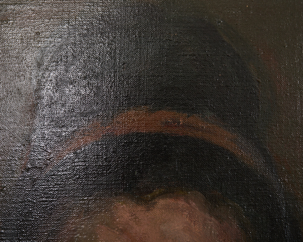 Mid-century Modern Italian School Portrait of a Lady