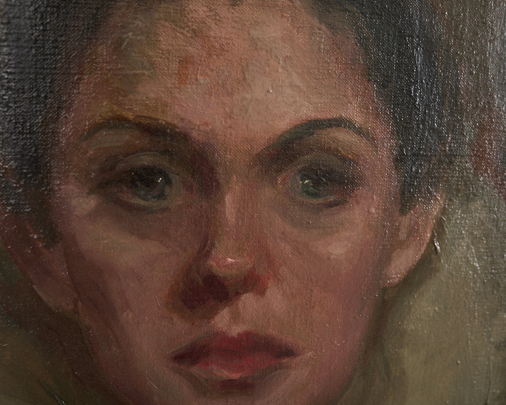 Mid-century Modern Italian School Portrait of a Lady