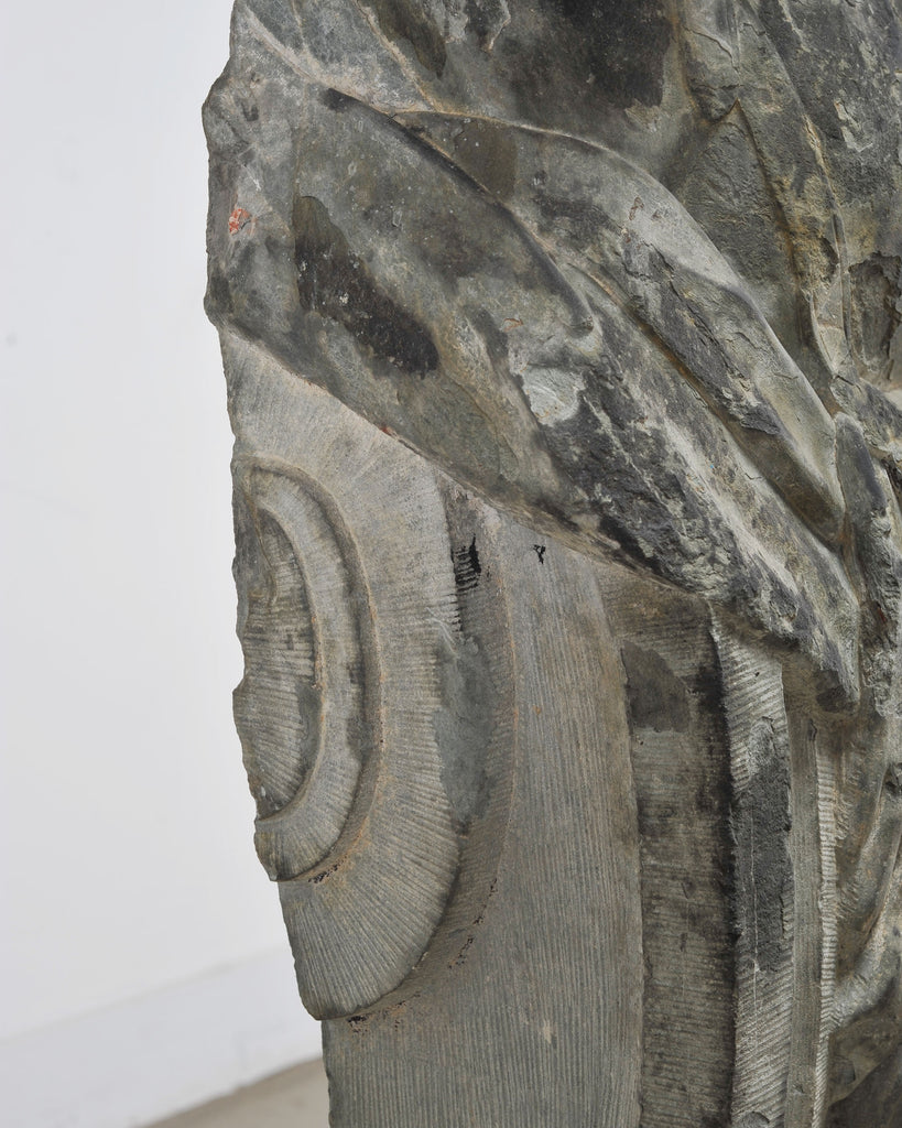 Hellenistic Greco-Roman Hermes Stone Marble Sculpture 5 Ft