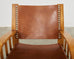 Ralph Lauren Sheltering Sky Leather Sling Dining Armchair