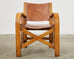 Ralph Lauren Sheltering Sky Leather Sling Dining Armchair 