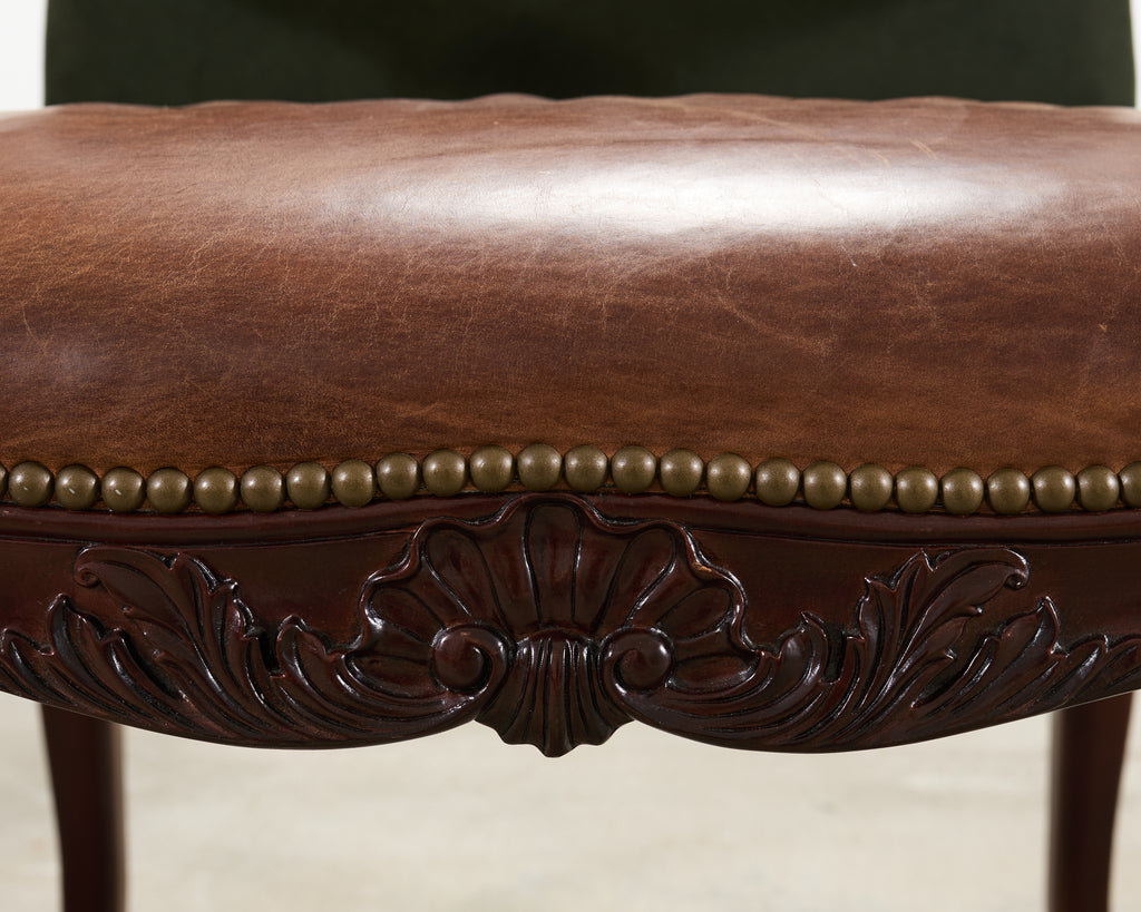 Ralph Lauren Conservatory Garden Wingback Dining Armchair