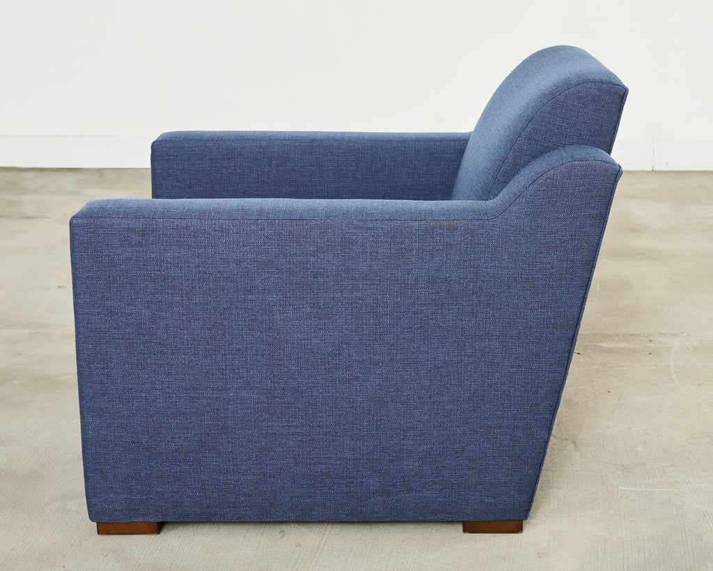 Ralph Lauren Italian Upholstered Raymond Club Chair