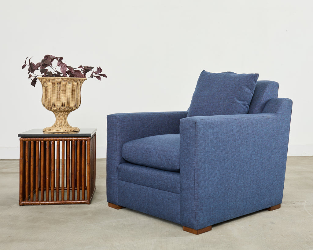 Ralph Lauren Italian Upholstered Raymond Club Chair