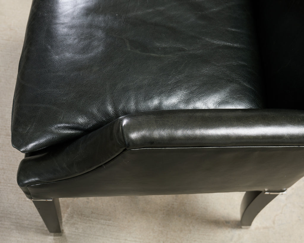 Ralph Lauren Italian Leather Lawson Dining Armchair