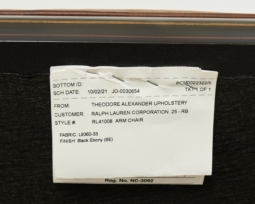 Ralph Lauren English Regency Style Alastair Library Chair