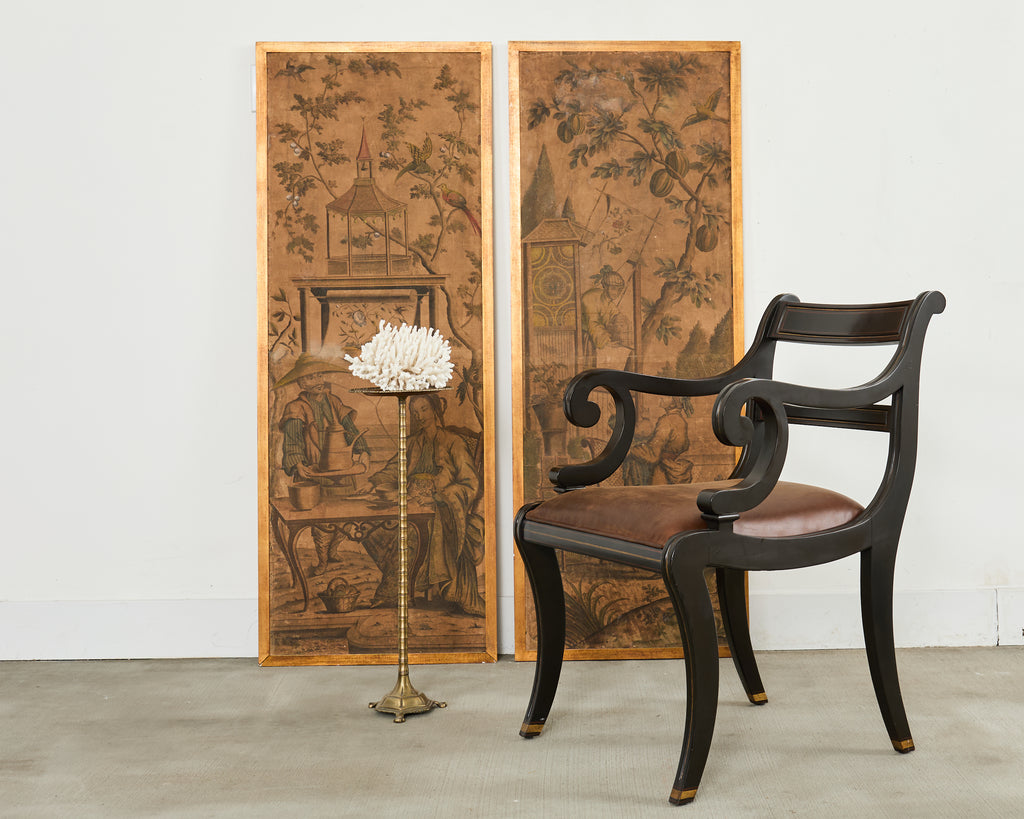 Ralph Lauren English Regency Style Alastair Library Chair