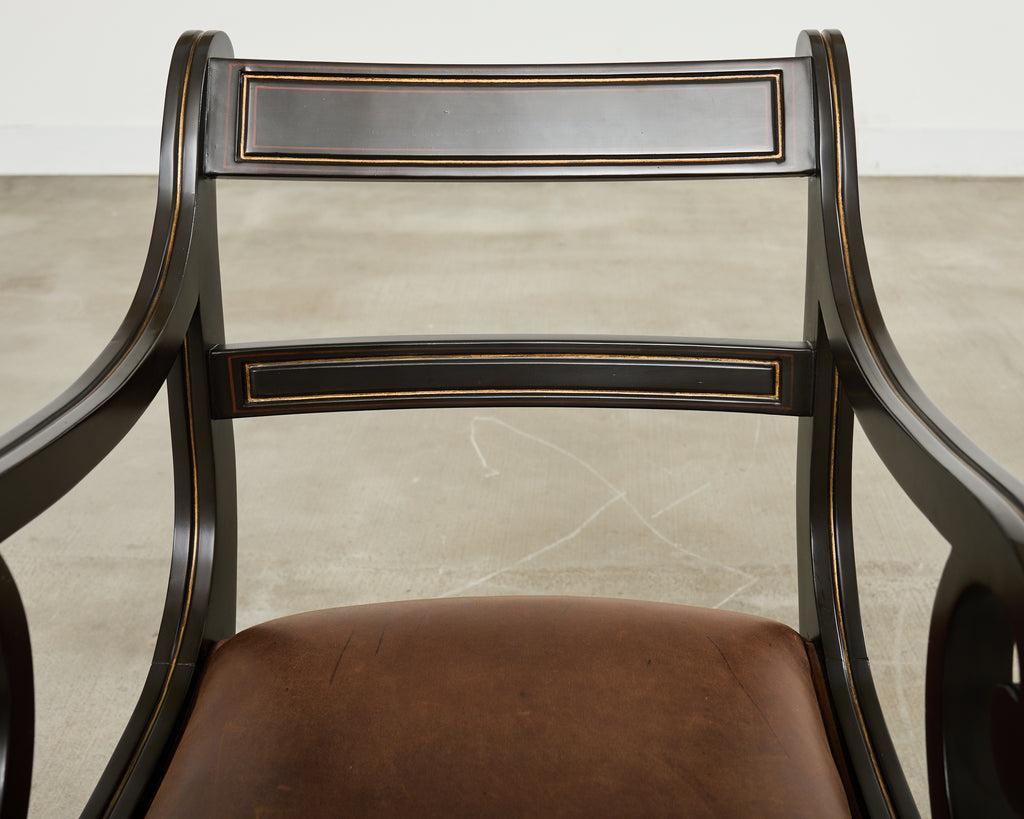 Ralph Lauren English Regency Style Alastair Library Chair