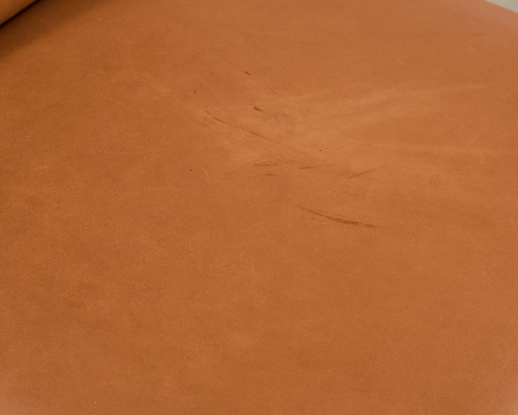 Ralph Lauren Italian Leather Mahogany Dalton Dining Chair