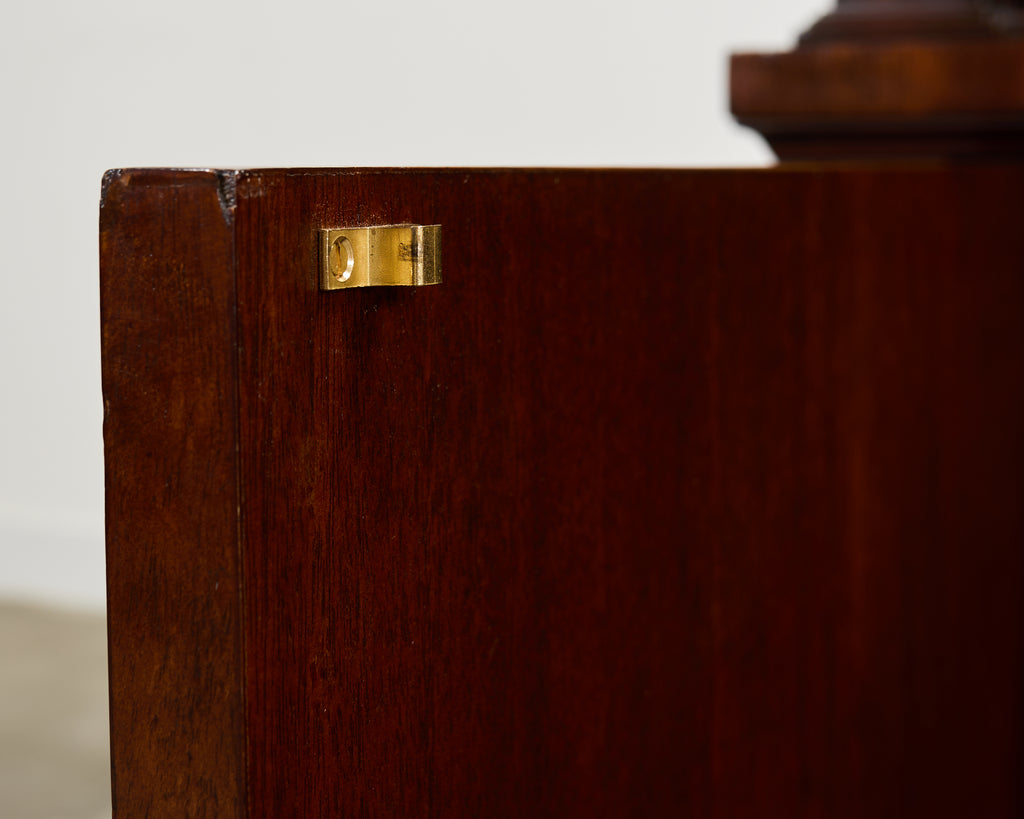Ralph Lauren Noble Estate Mahogany Breakfront Bookcase Cabinet