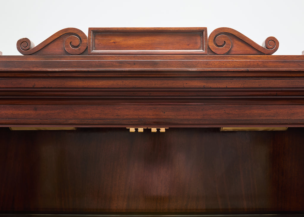 Ralph Lauren Noble Estate Mahogany Breakfront Bookcase Cabinet
