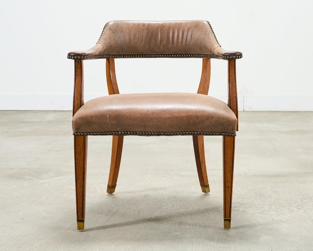 Set of Six Ralph Lauren Hither Hills Studio Dining Armchairs